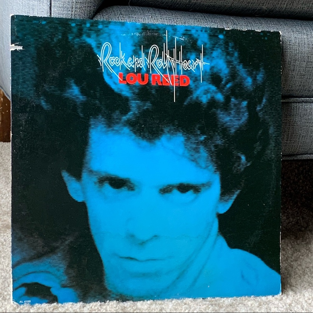 Lou Reed 1976 Rock and Roll Heart Vinyl Record AL4100 Arista Records